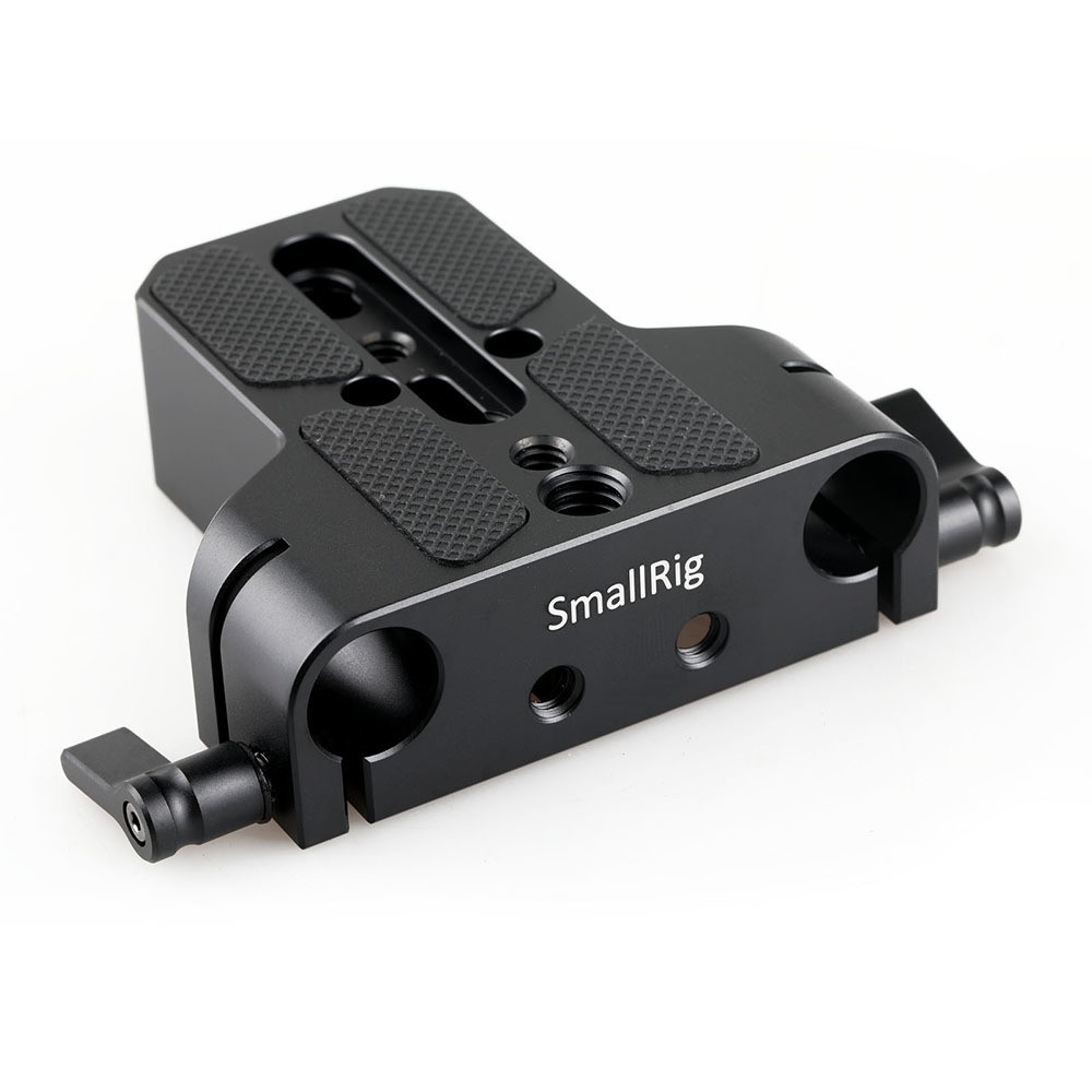 صفحه پایه دوربین با دو گیره میله 15 میلی متری برند SmallRig