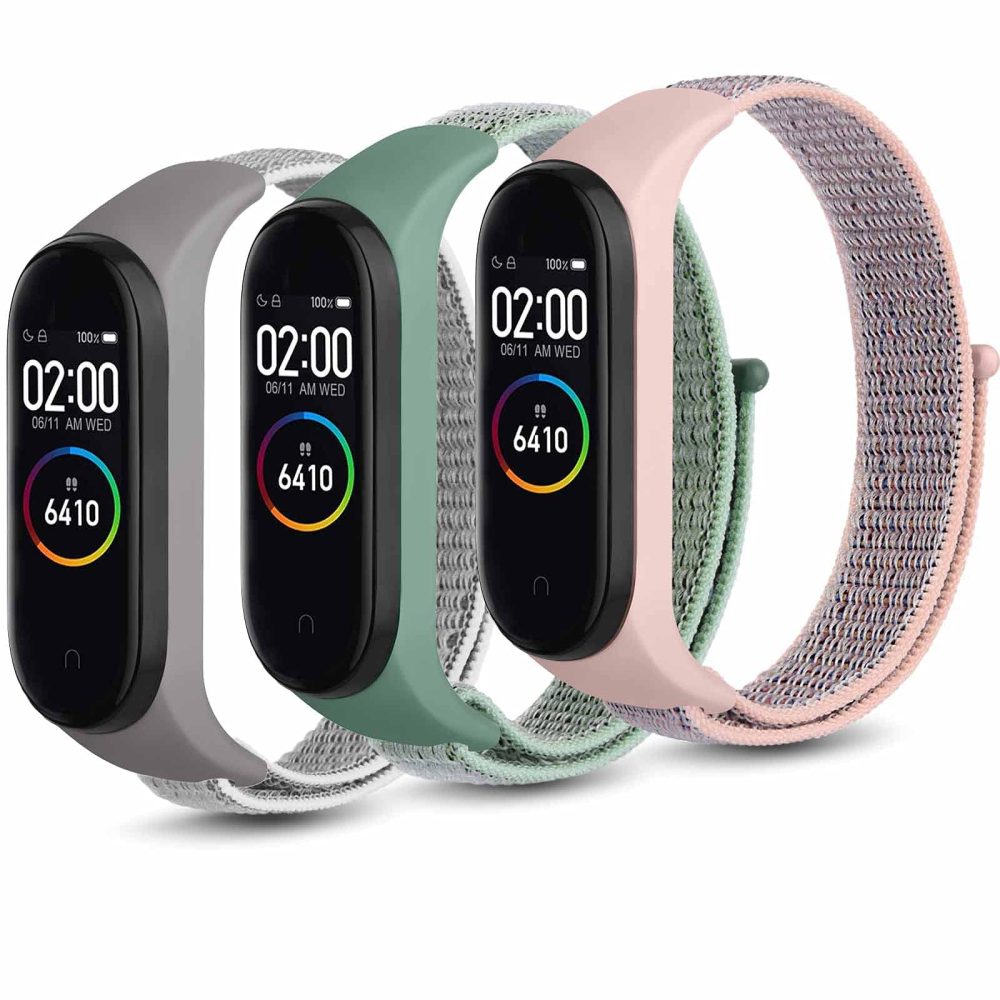 مچ بند BPDD سازگار با Xiaomi Mi Band 4، Xiaomi Mi Band 3، قابل تنظیم برای زنان مردان (3 عددی)