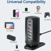 شارژر رومیزی ایستاده 6 پورت  USB C و  USB برند HONGYEE - Image 7