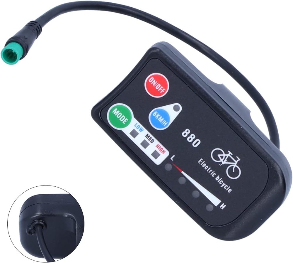 صفحه نمایش کنترل دوچرخه برقی YUUGAA، برای KT-LED880 Display Meter E-Bike