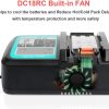 شارژر سریع 18 ولتی باتری ماکیتا 14.4V-18V برند Powarobor - Image 4