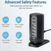 شارژر رومیزی ایستاده 6 پورت  USB C و  USB برند HONGYEE - Image 4