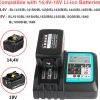 شارژر سریع 18 ولتی باتری ماکیتا 14.4V-18V برند Powarobor - Image 8