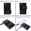 باتری جایگزین و شارژر دوگانه سازگار با دوربین سونی Sony NP-FV50 - Image 6