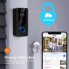 آیفون تصویری درب بی‌سیم 1080P هوشمند Wi-Fi با سرویس ابری، ضد آب برند Bextgoo - Image 5