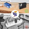 شارژر رومیزی 6 پورت USB C و 3 QC USB A برای MacBook Pro/Air، iPhone، iPad، Galaxy برند LAMJAD - Image 4