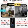 آیفون تصویری درب بی‌سیم 1080P هوشمند Wi-Fi با سرویس ابری، ضد آب برند Bextgoo - Image 3
