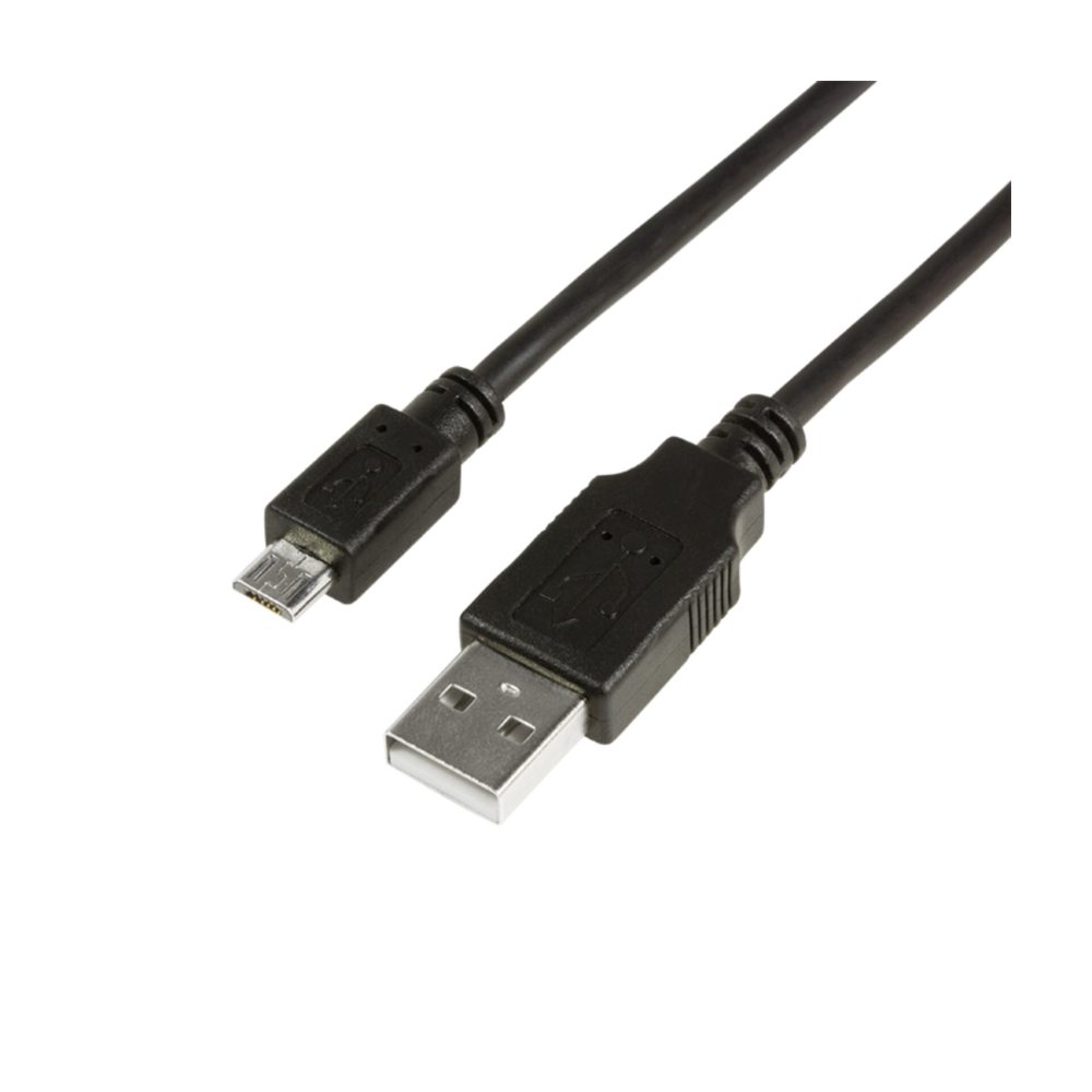 کابل USB 2.0 با سرعت بالا و همگام سازی USB-A نر به Micro-USB-B نر، 1 متر، مشکی Neu