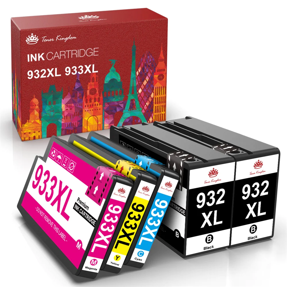 کارتریج جوهر سازگار با HP 932XL 933XL