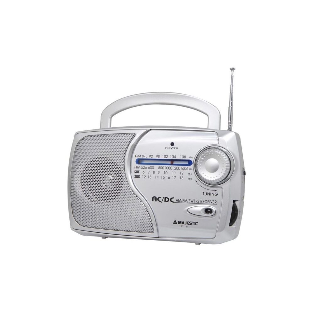 رادیو آنالوگ قابل حمل AM، FM، SW برند Majestic RT-181N