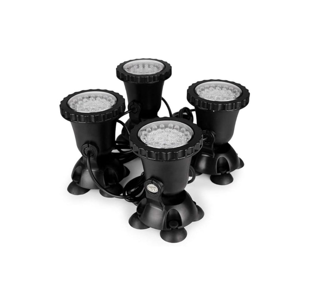 چراغ آکواریوم و استخری اسپات لایت پک 4 عددی Underwater Spot Light