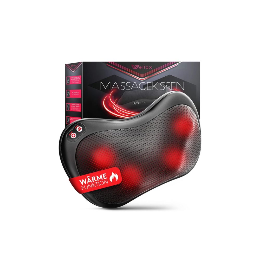 ماساژور شیاتسو با 3 سرعت با عملکرد گرما و چرخش 360 درجه برند Wellax