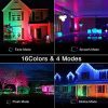 چراغ RGB Flood LED کنترل از راه دور ضد آب (پک 4 عددی) برند Onforu - Image 6
