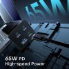 شارژر گان 4 پورت USB-C و USB-A برند  KOVOL 65W-3C1A GANiiii - Image 3