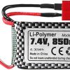 باتری یدکی ماشین اسباب بازی HBX RC 7.4V نسخه ارتقاء یافته Proportional RC Car RC Buggy (T-plug) - Image 4