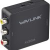 مبدل آداپتور صوتی تصویری AV 1080p 3RCA به HDMI CVBS برند WAVLINK - Image 2