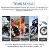 سنسور و نمایشگر باد لاستیک موتور سیکلت TPMS بی سیم برند invtek - Image 6