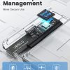 محافظ هارد اکسترنال شفاف USB 3.0 به SATA III برای هارد SSD 7 میلی متری/9.5 میلی متری برند POSUGEAR - Image 5