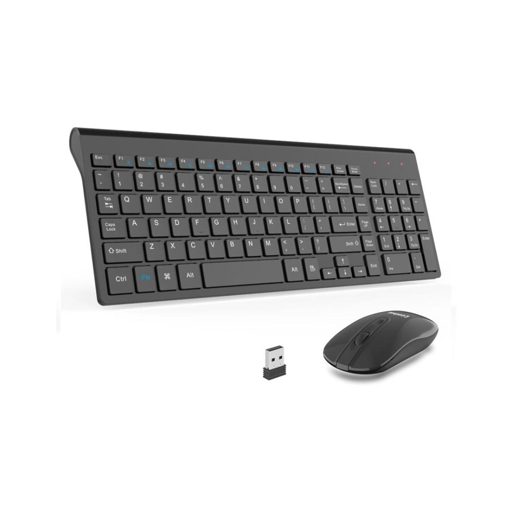 کیبورد و ماوس وایرلس برند Leadsail مدل KF-10