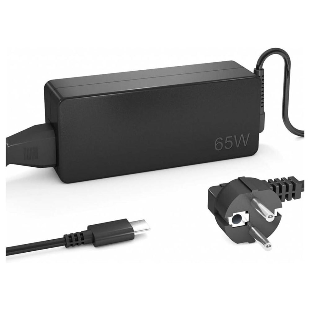آداپتور شارژ 65 واتی تایپ C لپ تاپ Lenovo برند QYD