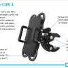هولدر موبایل برای دوچرخه universal bike mount مدل H104+C100 - Image 6