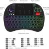 کیبورد مینی Rii X8 بی‌سیم قابل حمل با ماوس پد لمسی RGB باتری قابل شارژ برای Android TV Box/Mac/PC/Nvidia Shield - Image 2