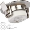 چراغ توکار سقفی 4000K LED سفید خنثی IP44 (6عددی) برند wowlite - Image 4