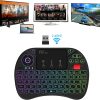 کیبورد مینی Rii X8 بی‌سیم قابل حمل با ماوس پد لمسی RGB باتری قابل شارژ برای Android TV Box/Mac/PC/Nvidia Shield - Image 3