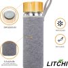 فلاسک شیشه ای نگهدارنده نوشیدنی سرد و گرم برند Litchi - Image 4