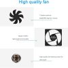 فن 80 میلی‌متری 12 ولتی 3 سرعته، فن Case Fan سازگار با رایانه / PS / کابینت AV / روتر چند طرفه برند ELUTENG - Image 3
