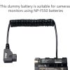 باتری برای دوربین سونی NP-F Dummy Battery برای مانیتور Atomos Ninja Shinobi SmallHD برند ZITAY - Image 7