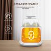 گرمکن دوبل شیشه شیر نوزاد 6 در 1 فاقد BPA برند Amzdeal - Image 2