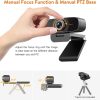 وب کم 1080P با میکروفون،HD با قابلیت پخش زنده و زاویه دید گسترده، سازگار با ویندوز، اندروید، iOS برند Angetube مدل 825 - Image 2