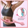 حلقه تناسب اندام هولاهوپ چرخشی خودکار دارای نمایشگر (رنگ بنفش) - Image 4